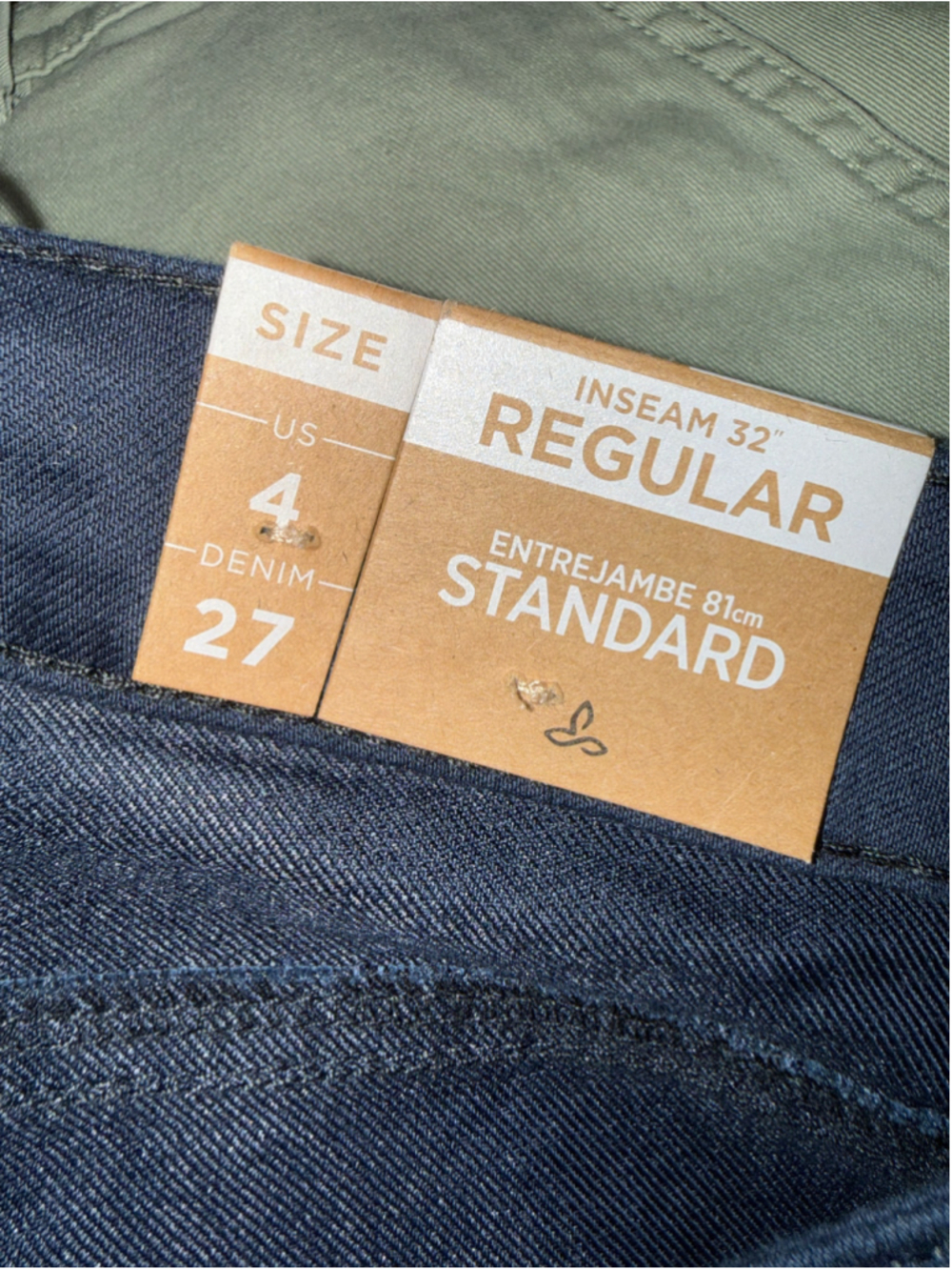 Women's Prana Navy Blue High Rise Jeans size 4 Kayla High Rise Jeans 32’ Inseam - Picture 11 of 13